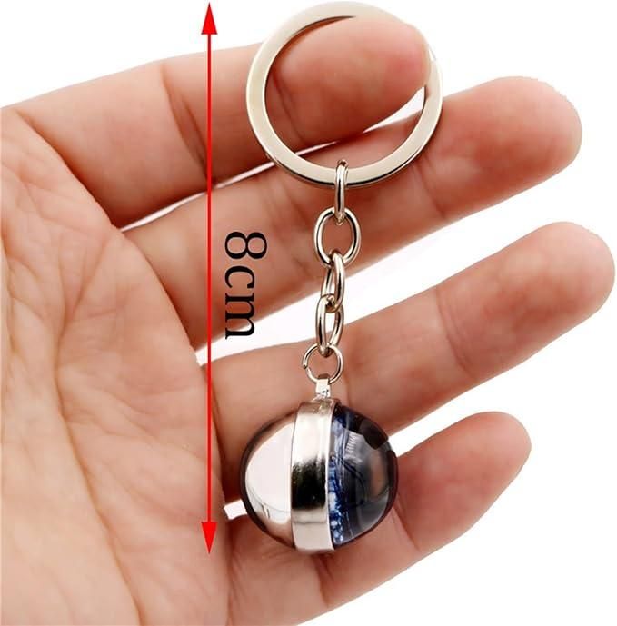 Zodiac Gemstone Keychain | Astrology Crystal Keychain
